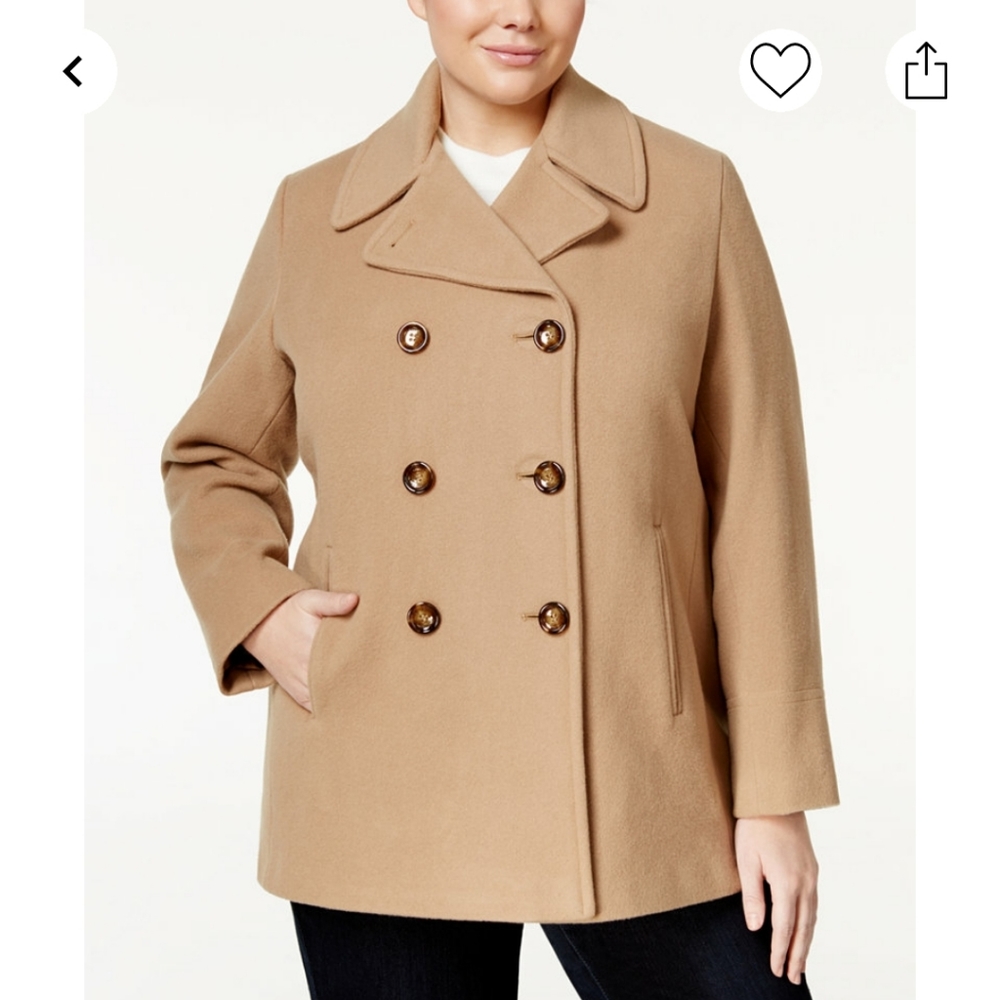 Calvin Klein Camel coat